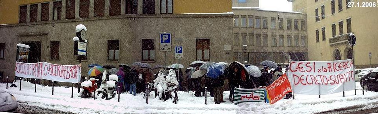 Manifestazione in prefettura