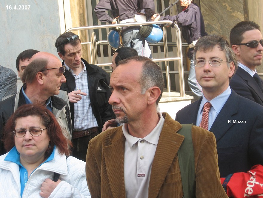 Manifestazione davanti alla  RAI